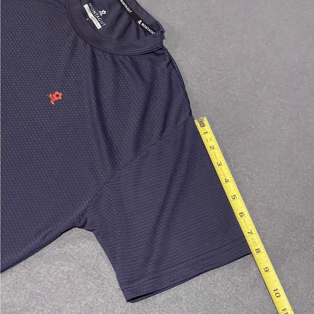 Montagut s/s shirt mens size large pre-owned condition blue‎ - Picture 7 of 10